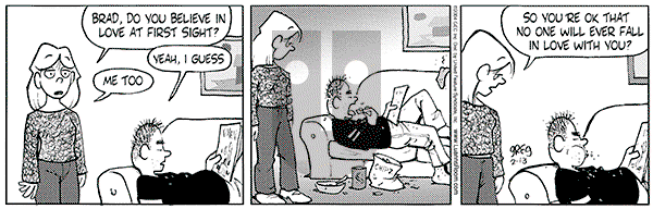 Luann - Friday February 13, 2004 Comic Strip