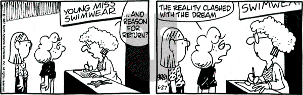 Luann on Saturday June 27, 1987 Comic Strip