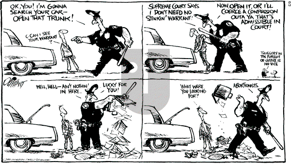 Pat Oliphant - Monday June 3, 1991 Comic Strip