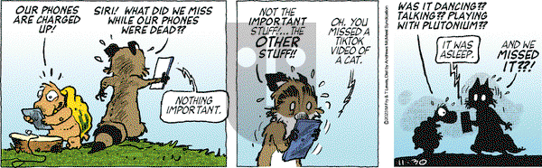 Over the Hedge - Thursday November 30, 2023 Comic Strip
