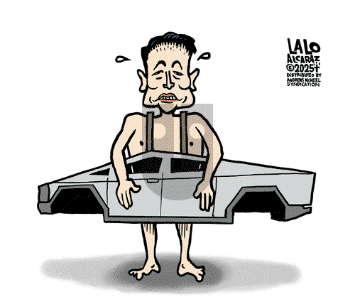 Lalo Alcaraz on Friday April 25, 2025 Comic Strip