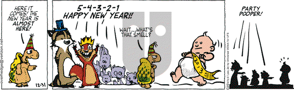 Over the Hedge on Monday December 31, 2012 Comic Strip