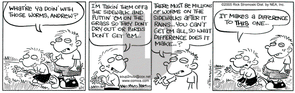 Soup to Nutz - Old on Tuesday June 14, 2005 Comic Strip