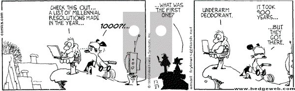 Over the Hedge on Sunday June 15, 2003 Comic Strip