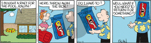 Drabble on Monday August 6, 2012 Comic Strip