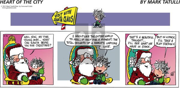Heart of the City - Sunday December 15, 2013 Comic Strip