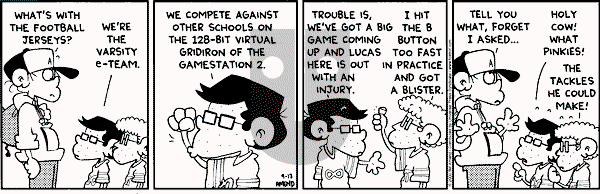 FoxTrot on Wednesday September 13, 2000 Comic Strip