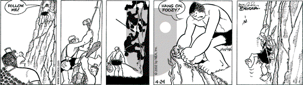 Alley Oop on Wednesday April 24, 2002 Comic Strip