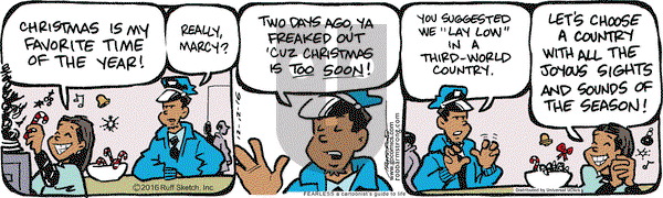 JumpStart on Monday December 12, 2016 Comic Strip