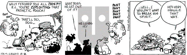 Over the Hedge on Friday August 2, 1996 Comic Strip