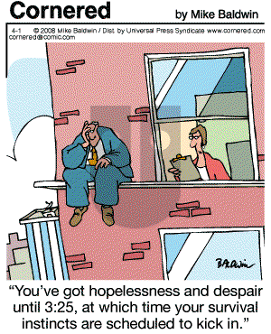 Cornered - Tuesday April 1, 2008 Comic Strip