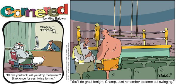 Cornered on Sunday January 22, 2017 Comic Strip
