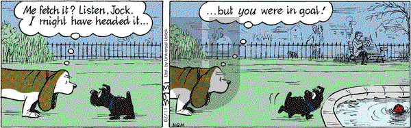 Fred Basset on Friday February 11, 2011 Comic Strip