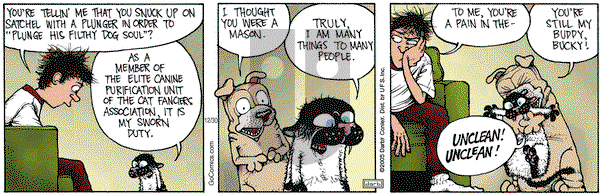 Get Fuzzy on Monday December 30, 2013 Comic Strip