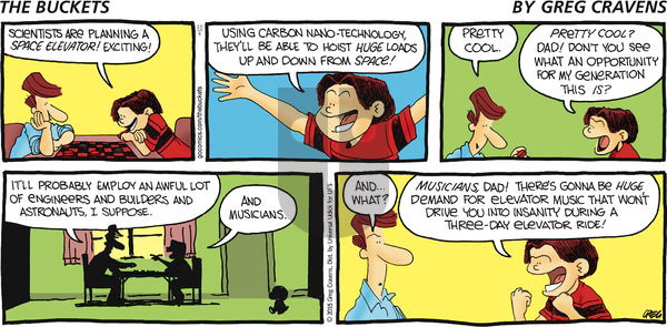 The Buckets on Sunday October 4, 2015 Comic Strip