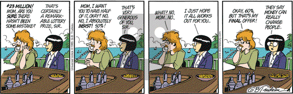 Doonesbury on Tuesday January 5, 2016 Comic Strip