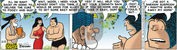 Alley Oop on Tuesday February 13, 2018 Comic Strip