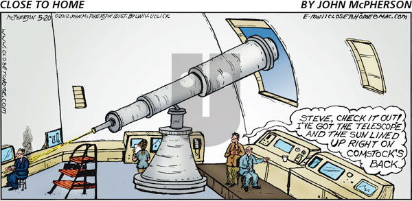 Close to Home on Sunday May 20, 2012 Comic Strip