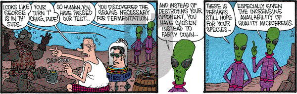 Monty on Saturday April 24, 2010 Comic Strip
