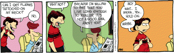 The Buckets on Monday March 8, 2010 Comic Strip