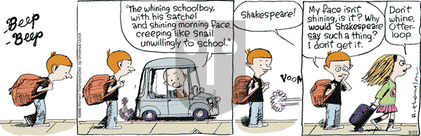 Cul de Sac on Monday September 22, 2014 Comic Strip