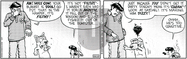Get Fuzzy on Friday March 17, 2000 Comic Strip