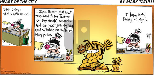Heart of the City on Sunday July 17, 2011 Comic Strip