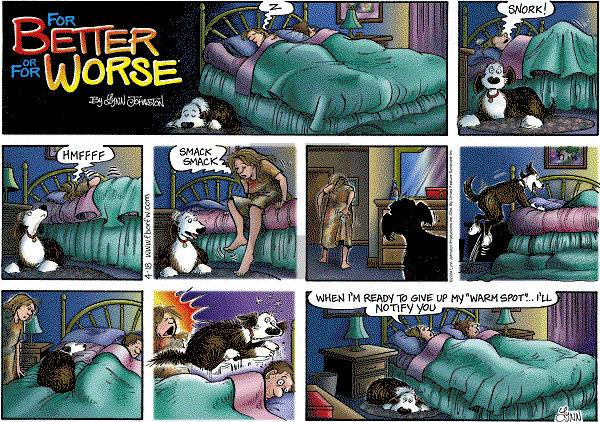For Better or For Worse - Sunday April 18, 2004 Comic Strip