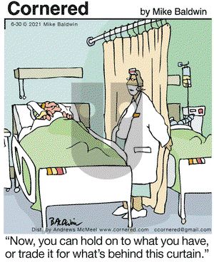 Cornered on Wednesday June 30, 2021 Comic Strip