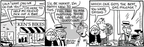 Lola on Friday September 22, 2006 Comic Strip