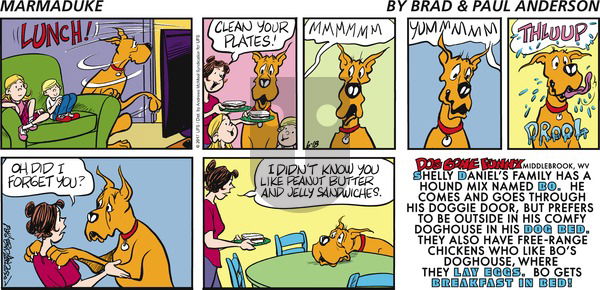 Marmaduke on Sunday June 18, 2017 Comic Strip
