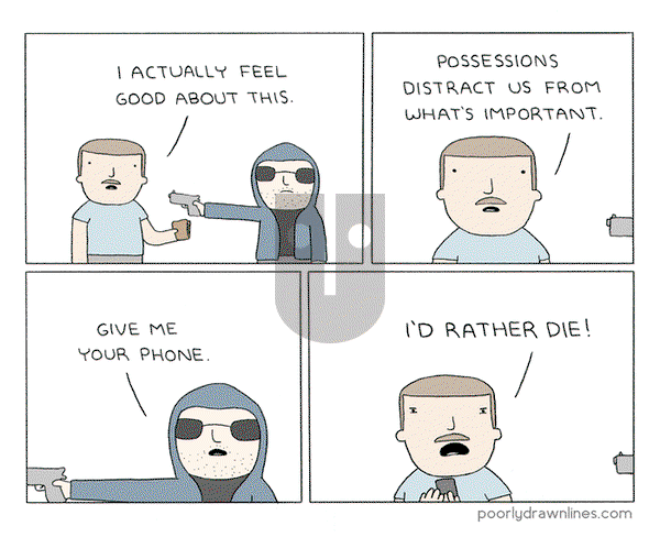 Poorly Drawn Lines - Wednesday May 4, 2016 Comic Strip