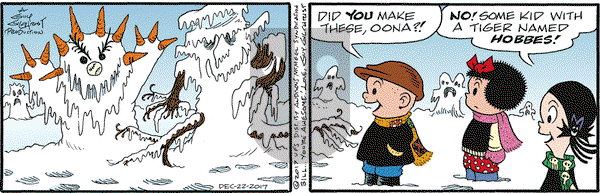 Nancy on Friday December 22, 2017 Comic Strip