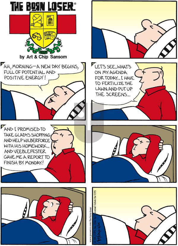 The Born Loser on Sunday June 24, 2012 Comic Strip