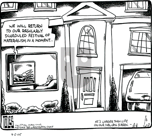 Tom Toles on Tuesday April 5, 2005 Comic Strip