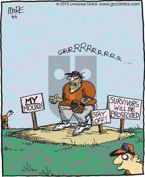 In the Bleachers on Saturday August 7, 2010 Comic Strip