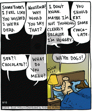 The Argyle Sweater on Saturday September 15, 2018 Comic Strip