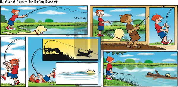 Red and Rover on Sunday July 14, 2013 Comic Strip