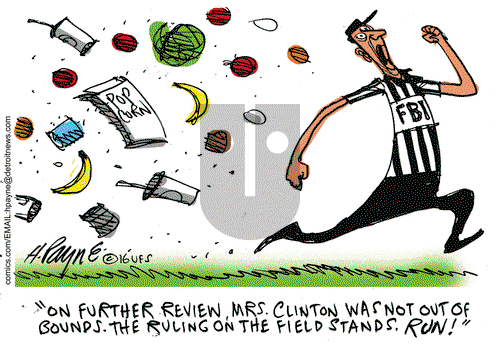 Henry Payne on Tuesday November 8, 2016 Comic Strip