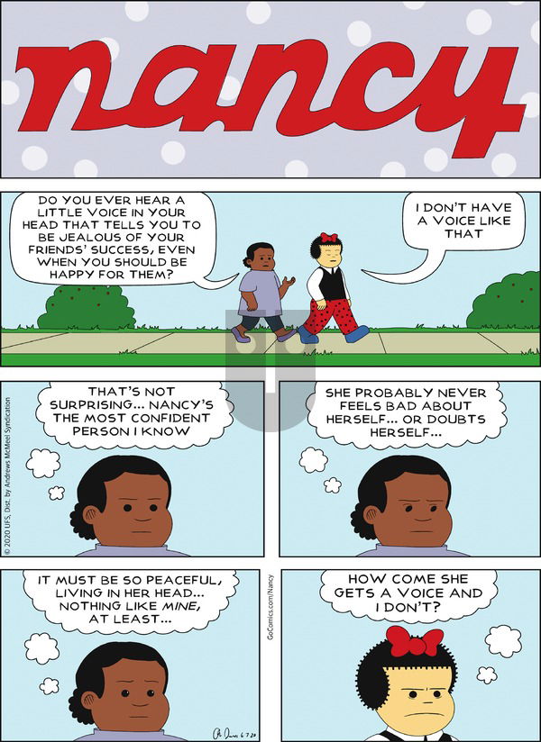 Nancy on Sunday June 7, 2020 Comic Strip