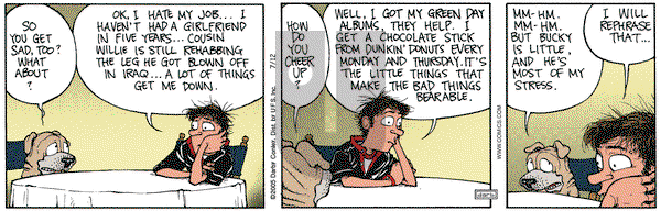 Get Fuzzy on Tuesday July 12, 2005 Comic Strip