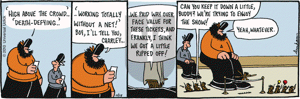 Overboard on Monday November 15, 2010 Comic Strip