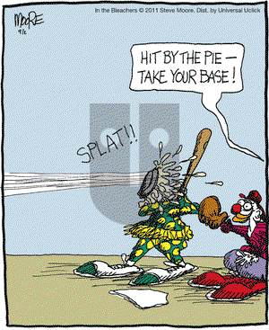 In the Bleachers on Friday September 2, 2011 Comic Strip