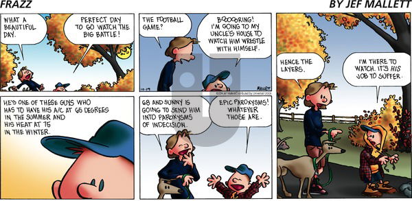 Frazz - Sunday October 19, 2014 Comic Strip