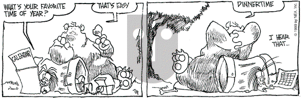 The Grizzwells on Friday July 9, 1999 Comic Strip