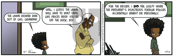 The Boondocks on Tuesday June 1, 2004 Comic Strip