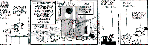 Over the Hedge on Monday June 19, 2000 Comic Strip
