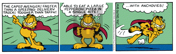 Garfield on Monday September 16, 1996 Comic Strip