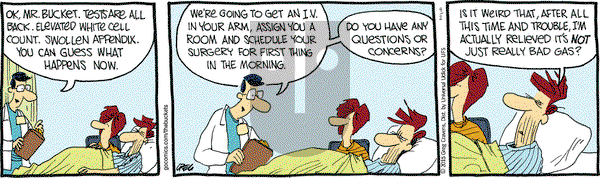 The Buckets on Thursday April 2, 2015 Comic Strip
