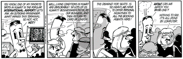 Doonesbury on Friday June 21, 1991 Comic Strip